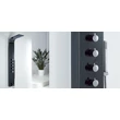 Zuhanypanel, Wellis Mariner Matt Black  WZ00102