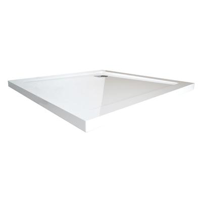 Zuhanytálca, Wellis WC00524 Zuhanytálca szögletes, lapos - 80x80x4 cm, lefolyóval